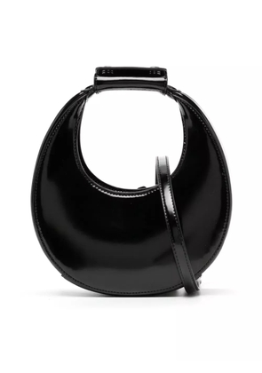 STAUD Goodnight Moon leather tote bag - Black