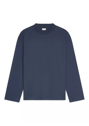 DRIES VAN NOTEN cotton long sleeve t-shirt - Blue