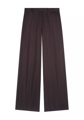 DRIES VAN NOTEN pinstripe pants - Red