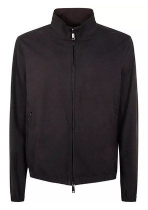 Zegna leather jacket - Brown