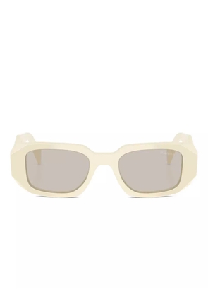 Prada Eyewear rectangle-frame sunglasses - White