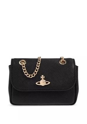 Vivienne Westwood Victoria leather shoulder bag - Black