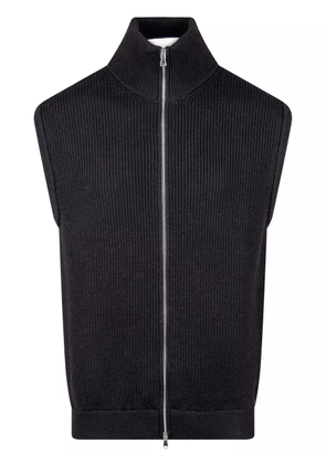 SEVEN GAUGE wool gilet - Black