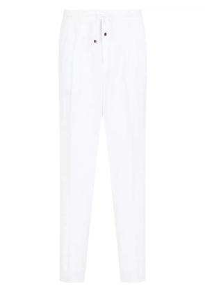 Brunello Cucinelli tapered-leg trousers - White