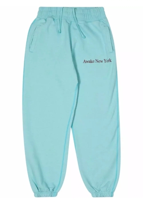 Awake NY classic logo track pants - Blue