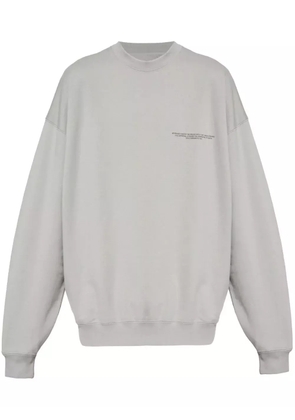 Y-3 logo-printed crew neck sweatshirt - Grey
