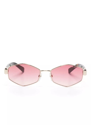 Marc Jacobs Eyewear geometric-frame sunglasses - Gold