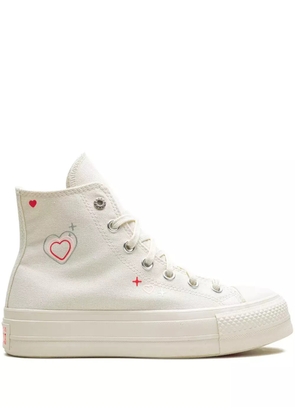 Converse Chuck Taylor All Star Lift Platform High 'Y2K Heart' sneakers - White