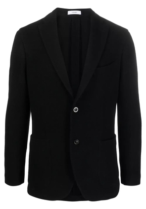 Boglioli knitted single-breasted blazer - Black