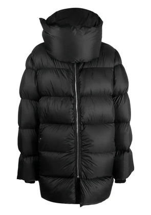 Rick Owens high-neck puffer coat - Black
