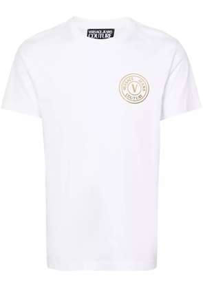 Versace Jeans Couture logo-print cotton T-shirt - White
