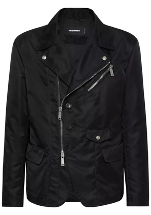 DSQUARED2 satin biker jacket - Black