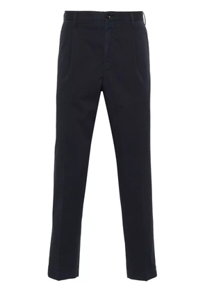 Incotex stretch-cotton tapered trousers - Blue