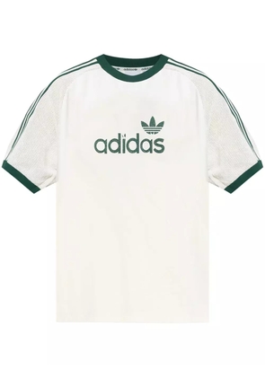 adidas mesh-panel T-shirt - White