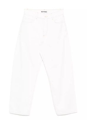 Sunnei tapered jeans - White