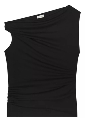 DRIES VAN NOTEN off-shoulder jersey top - Black