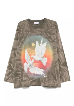 Stella McCartney bird-print top - Brown