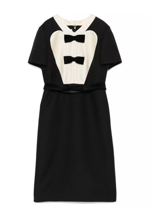 Valentino Garavani bow-detail midi dress - Black
