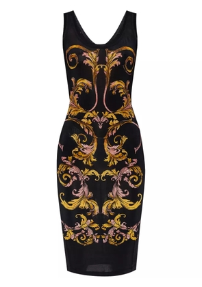 Versace Jeans Couture Barocco midi dress - Black