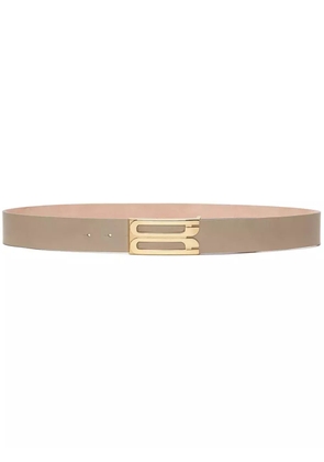 Victoria Beckham Jumbo Frame belt - Neutrals