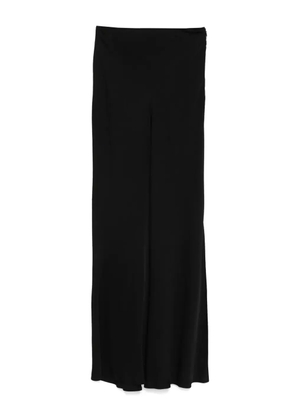 TWINSET logo-plaque maxi skirt - Black
