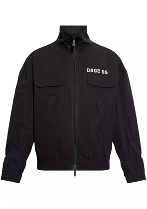 DSQUARED2 logo-print jacket - Black