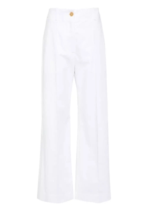 Patou Iconic wide-leg cotton trousers - White