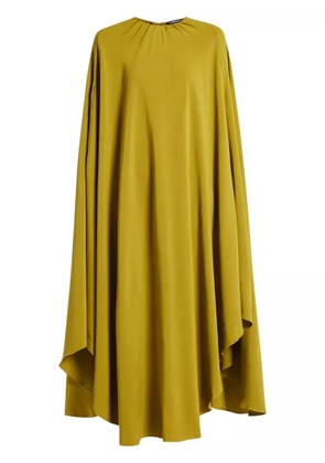 TOM FORD cape-effect georgette gown - Green