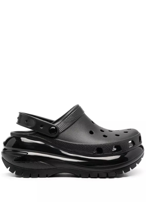 Crocs perforated platform clogs - Black
