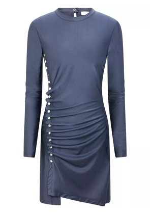Rabanne asymmetric T-shirt mini dress - Blue