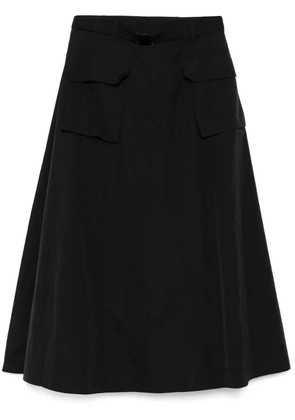Juun.J zip fastening skirt - Black