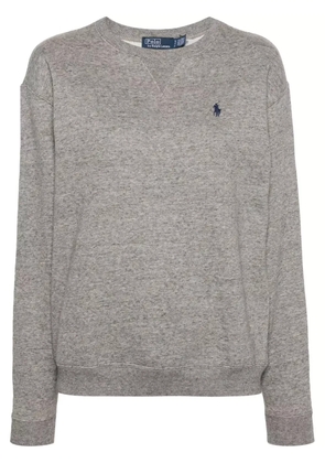 Polo Ralph Lauren embroidered-logo sweatshirt - Grey