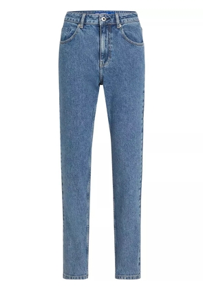 Karl Lagerfeld Jeans high-rise tapered-leg jeans - Blue