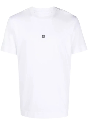 Givenchy logo-embroidered cotton T-shirt - White