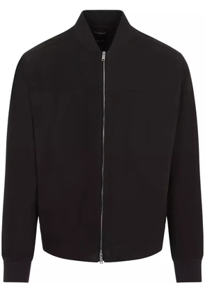 Zegna leather jacket - Black