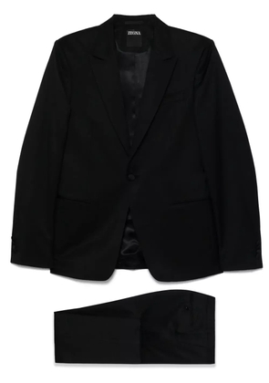 Zegna single-breasted suit - Black