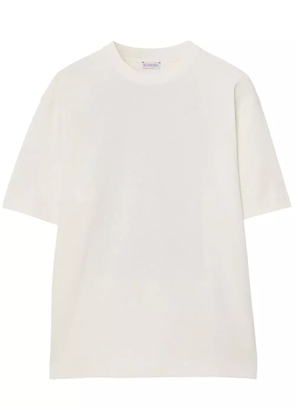 Burberry Equestrian Knight cotton T-shirt - White