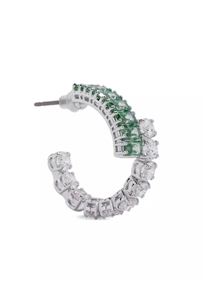 Swarovski Matrix hoop earrings - Silver