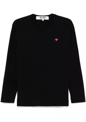 Comme Des Garçons Play heart-patch T-shirt - Black