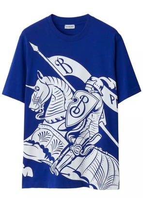 Burberry EKD-print cotton T-shirt - Blue