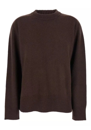 LouLou de Saison Baltra ribbed-neck sweater - Brown