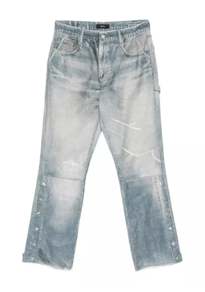 Purple Brand button-fastening distressed jeans - Blue
