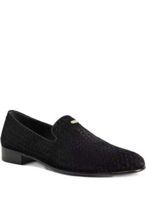 Giuseppe Zanotti Jaky woven loafers - Black