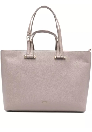Furla Duetto leather tote bag - Grey