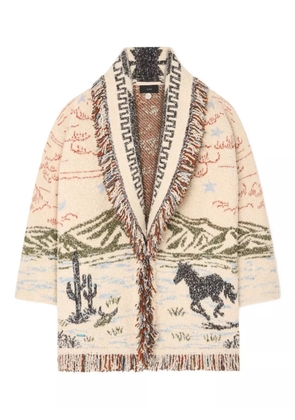 Alanui Sunset Riders cardigan - Neutrals