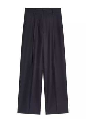 DRIES VAN NOTEN pleated wool pants - Blue