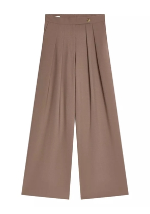 DRIES VAN NOTEN pleated trousers - Brown