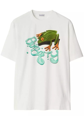 Burberry Frog crew-neck cotton T-shirt - White