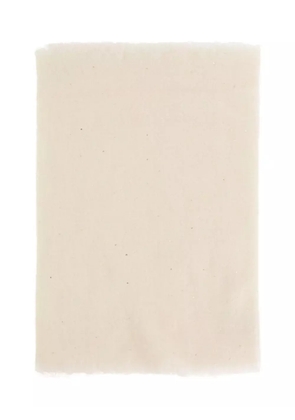 Faliero Sarti embellished frayed-edge scarf - Neutrals