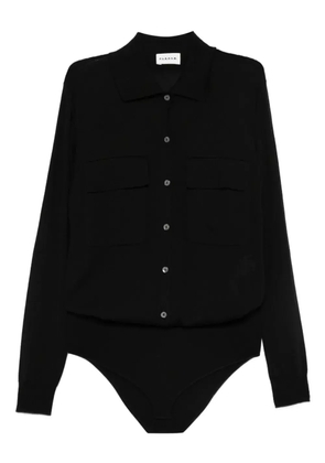 P.A.R.O.S.H. button-up bodysuit - Black